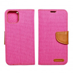 XIAOMI Redmi Note 11S Wallet Cases CANVAS Book Pink 