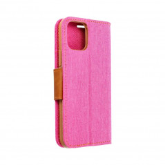 XIAOMI Redmi Note 11S Wallet Cases CANVAS Book Pink 