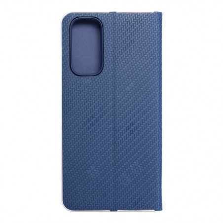 XIAOMI Redmi Note 11 Wallet Cases LUNA Book Carbon Carbon Fibre, Elegant  Blue 