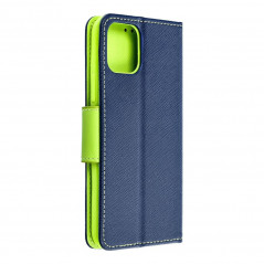 XIAOMI Redmi Note 11 Pro Plus 5G Wallet Cases Fancy Book Navy / Lime 