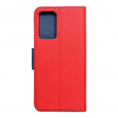 Oppo Reno7 5G Wallet Cases Fancy Book Red / Navy 