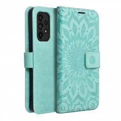 Samsung Galaxy A53 5G Wallet Cases MEZZO Book Mandala  Green 