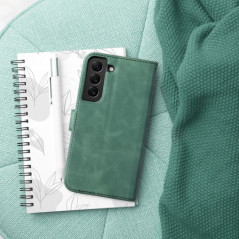 Samsung Galaxy A33 Wallet Cases TENDER Book Green 