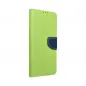 Samsung Galaxy A03 Wallet Cases Fancy Book Navy / Lime 