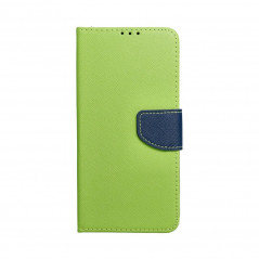 Samsung Galaxy A03 Wallet Cases Fancy Book Navy / Lime 