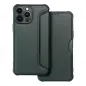 Apple iPhone 13 Pro Max Wallet Cases Razor Book Carbon Fibre, Carbon pattern  Dark green 