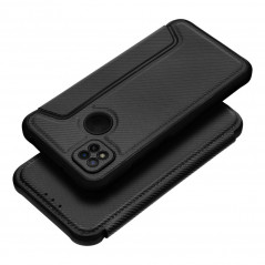 XIAOMI Redmi 9C Wallet Cases Razor Book Carbon Fibre, Carbon pattern  Black