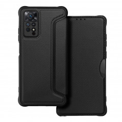 XIAOMI Redmi Note 11 Pro Wallet Cases Razor Book Carbon Fibre, Carbon pattern  Black 