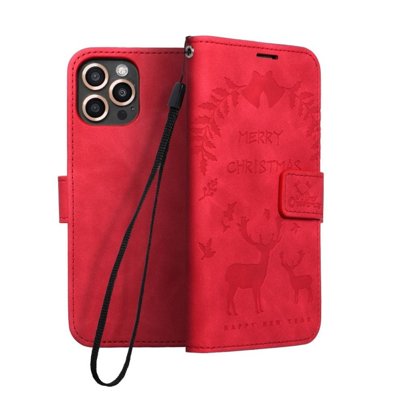 Apple iPhone 13 Pro Wallet Cases MEZZO Book Red 