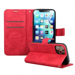 Apple iPhone 13 Pro Wallet Cases MEZZO Book Red 