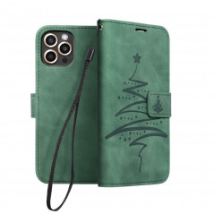 Apple iPhone 13 Pro Max Wallet Cases MEZZO Book Tree  Green 