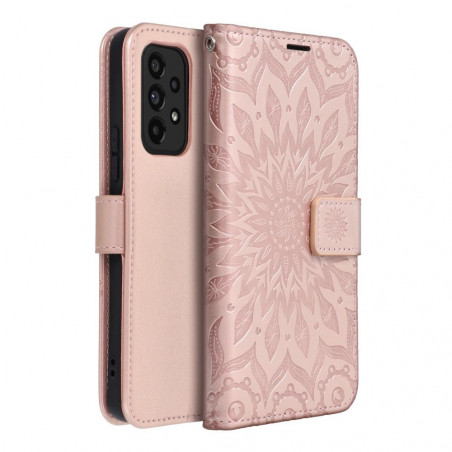 Samsung Galaxy A53 5G Wallet Cases MEZZO Book Mandala  Rose gold 