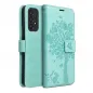 Samsung Galaxy A33 Wallet Cases MEZZO Book Tree  Green 