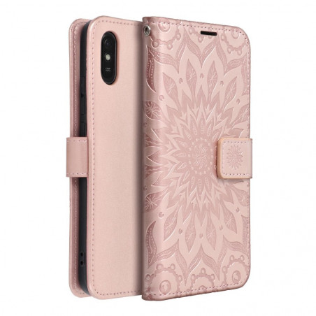 XIAOMI Redmi 9A Wallet Cases MEZZO Book Mandala  Rose gold