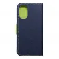 Oppo Reno7 Lite 5G Wallet Cases Fancy Book Navy / Lime 