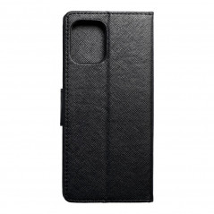 Motorola Edge S Wallet Cases Fancy Book Black 