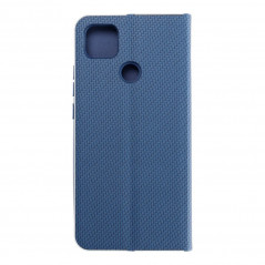 XIAOMI Redmi 9A Wallet Cases LUNA Book Carbon Carbon Fibre, Elegant  Blue 