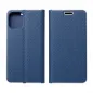 XIAOMI Redmi 9A Wallet Cases LUNA Book Carbon Carbon Fibre, Elegant  Blue 