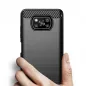 XIAOMI Poco X3 NFC Case Carbon Elegant  Black 