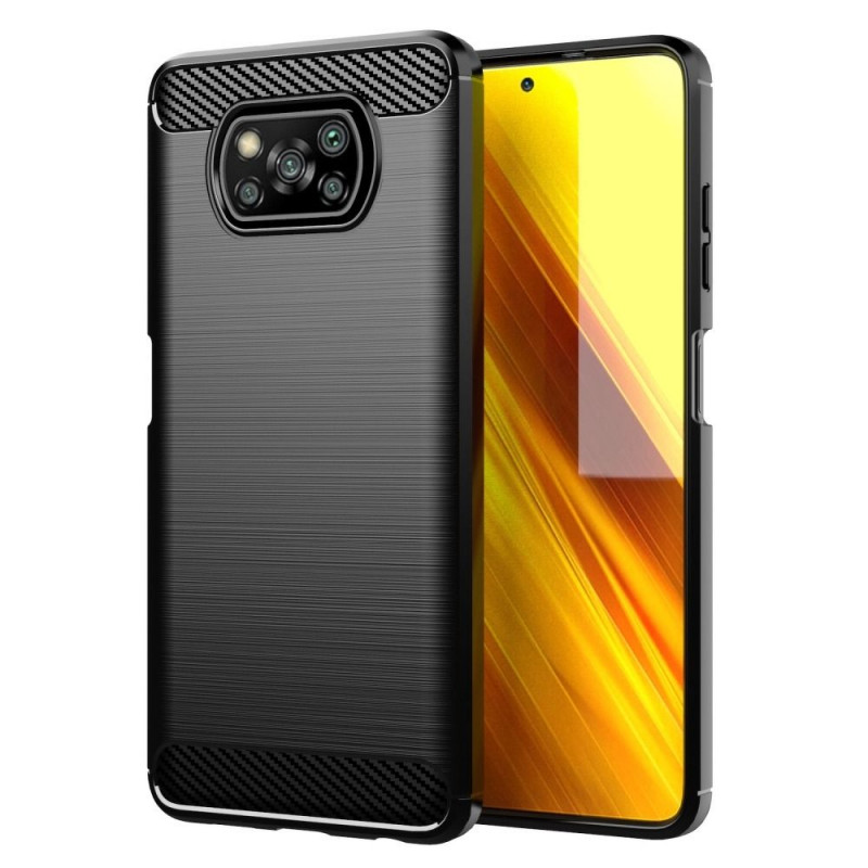 XIAOMI Poco X3 Pro Case Carbon Elegant  Black 