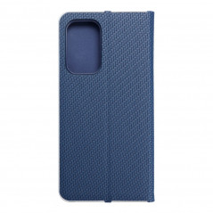 Samsung Galaxy A53 5G Wallet Cases LUNA Book Carbon Carbon Fibre, Elegant  Blue 