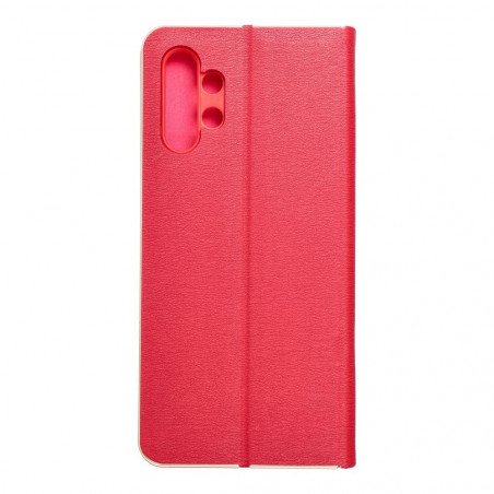 Samsung Galaxy A13 LTE Wallet Cases LUNA Book Gold Elegant  Red 