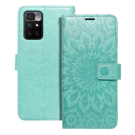 XIAOMI Redmi 10 Wallet Cases MEZZO Book Mandala  Green 