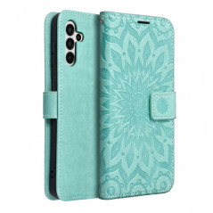 Samsung Galaxy A13 LTE Wallet Cases MEZZO Book Mandala  Green 