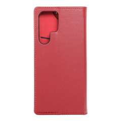 Samsung Galaxy S22 Ultra Wallet Cases Leather case SMART PRO Elegant  Claret 