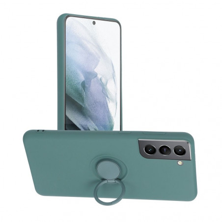 Samsung Galaxy A33 Case Silicone ring Green