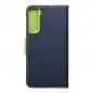 Samsung Galaxy S22 Plus Wallet Cases Fancy Book Navy / Lime 