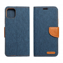 Samsung Galaxy A33 Wallet Cases CANVAS Book Navy blue 