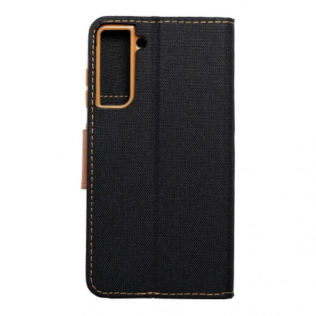 Samsung Galaxy S21 FE 5G Wallet Cases CANVAS Book Black 