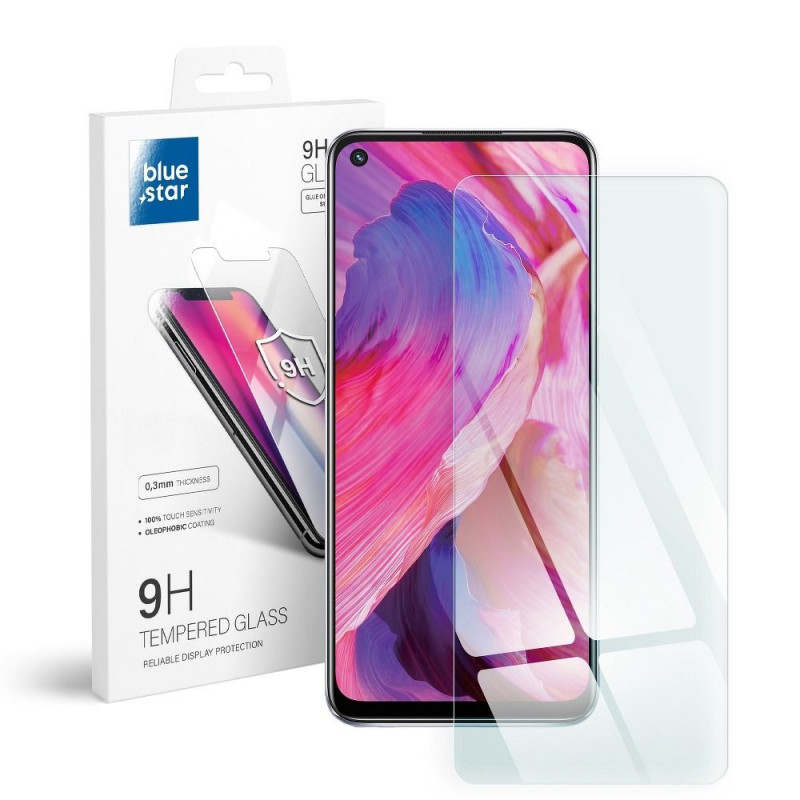 Oppo A74 5G Tempered glass Blue Star 9H Transparent 