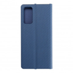 Samsung Galaxy S20 FE 5G Wallet Cases LUNA Book Carbon Carbon Fibre, Elegant  Blue 