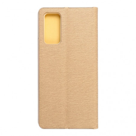 Samsung Galaxy S20 FE Wallet Cases LUNA Book Gold Elegant  Gold 