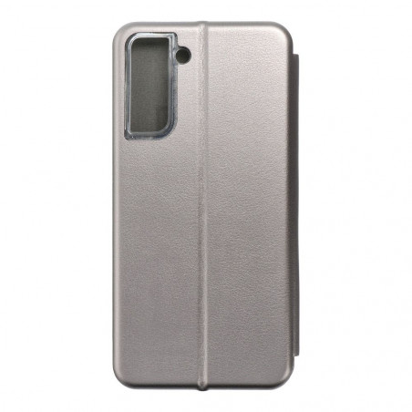 Samsung Galaxy S21 Plus 5G Wallet Cases Book Elegance Elegant  Grey 