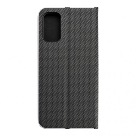 XIAOMI Poco M3 Pro Wallet Cases LUNA Book Carbon Carbon Fibre, Elegant  Black 