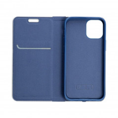 Apple iPhone 13 Pro Max Wallet Cases LUNA Book Carbon Carbon Fibre, Elegant  Blue 