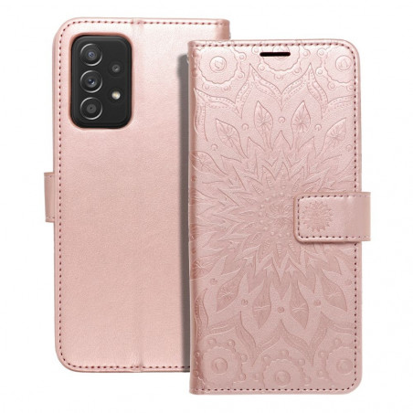 Samsung Galaxy A52 LTE Wallet Cases MEZZO Book Mandala  Rose gold 