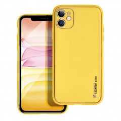 Apple iPhone 11 Case Leather Yellow