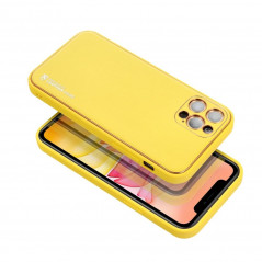 Apple iPhone 7 Case Leather Yellow 