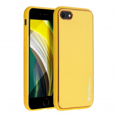 Apple iPhone SE 2020 Case Leather Yellow 