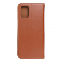 Samsung Galaxy A02s Wallet Cases Leather case SMART PRO Elegant  Brown 