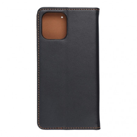 Apple iPhone 12 Wallet Cases Leather case SMART PRO Elegant  Black 