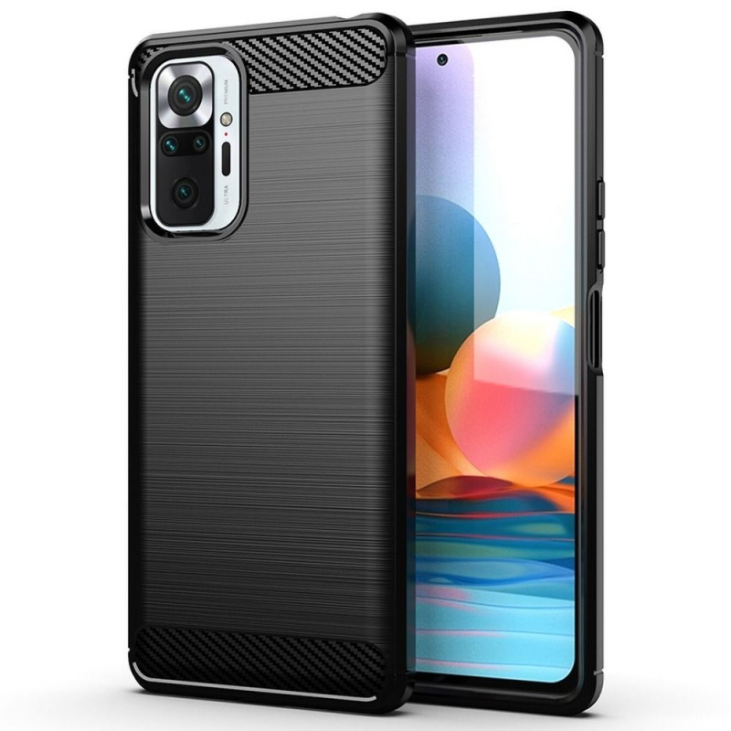 XIAOMI Redmi Note 10S Case Carbon Elegant  Black 