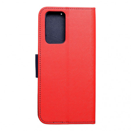 XIAOMI Redmi Note 10 Pro Max Wallet Cases Fancy Book Red / Navy 