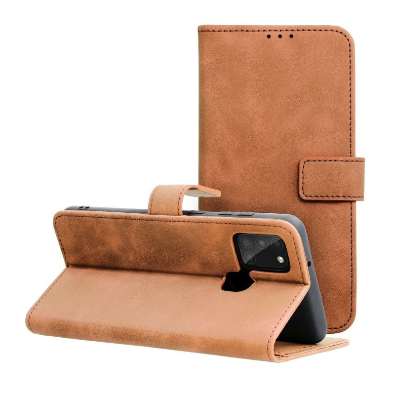 Samsung Galaxy A21s Wallet Cases TENDER Book Brown 