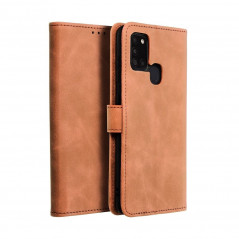 Samsung Galaxy A21s Wallet Cases TENDER Book Brown 