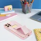 Samsung Galaxy A22 5G Case LEATHER Case Kickstand Pink 